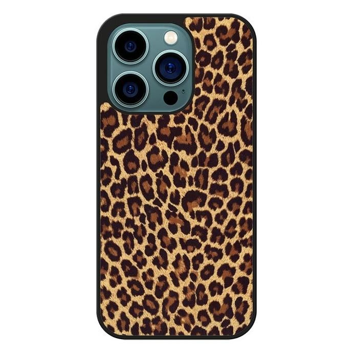 Casing Case iPhone X XR 11 12 13 14 Plus Pro Max Leopard Pattern OK059 TERBATAS