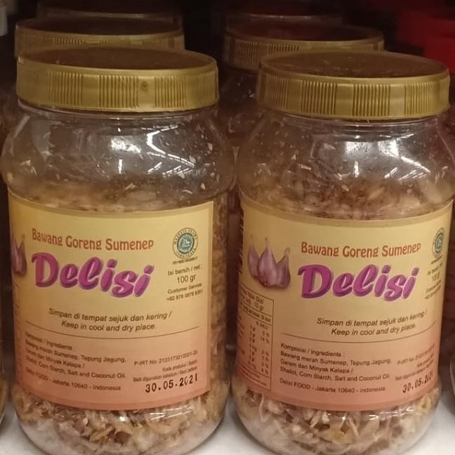 

Delisi Bawang Goreng Sumenep 100 Gram