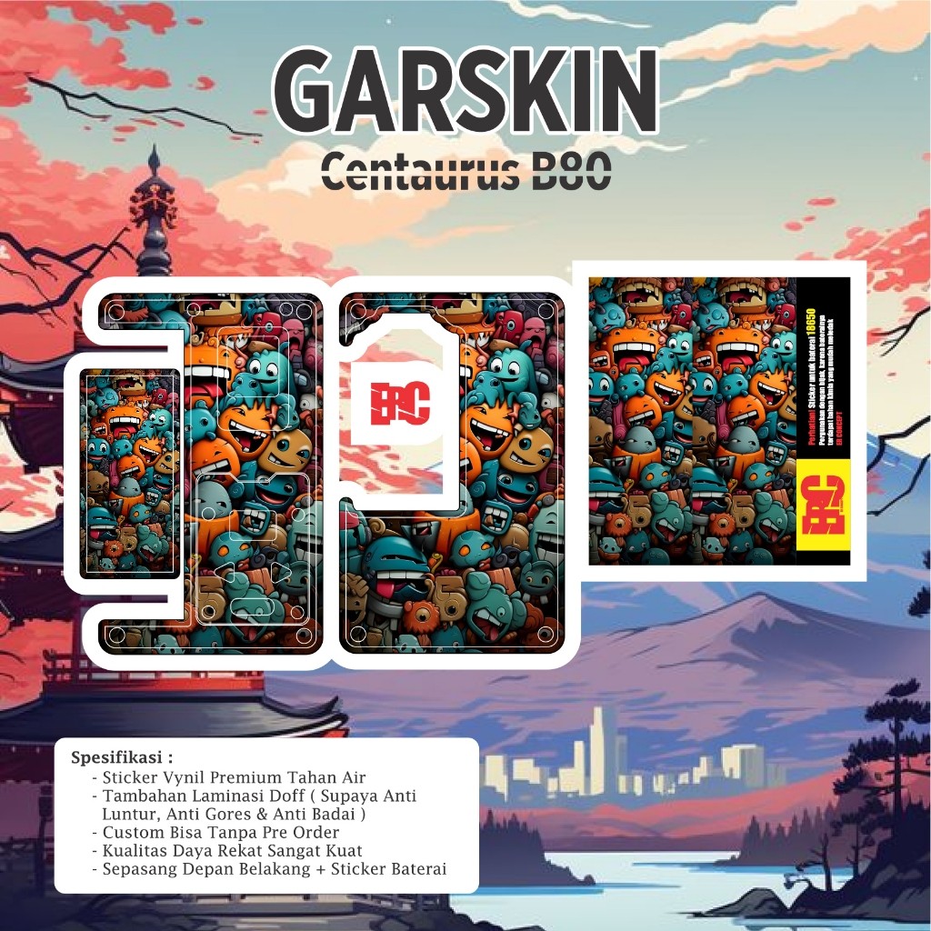 

Wrap* E2r Creative Jual Sicentaurus B80 18 Wrap Skin Stiker Garksin CUSTOM Gratis (2pcs)