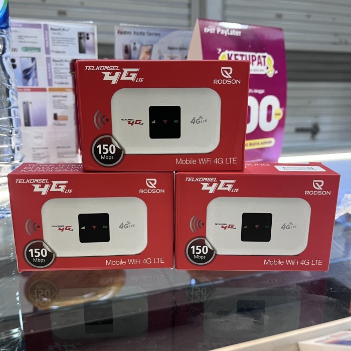 READY MODEM WIFI 4G ALL OPERATOR FREE KARTU BY.U K300