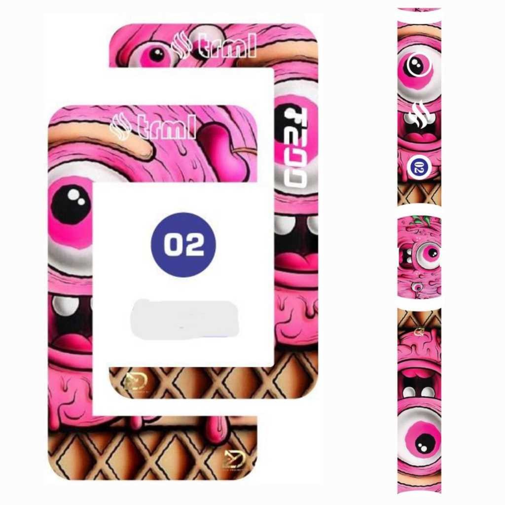 

Wrap* Stiker Protect Label Trml Spesial T200 2 Wrap Skin Stiker Garksin CUSTOM Gratis (2pcs)