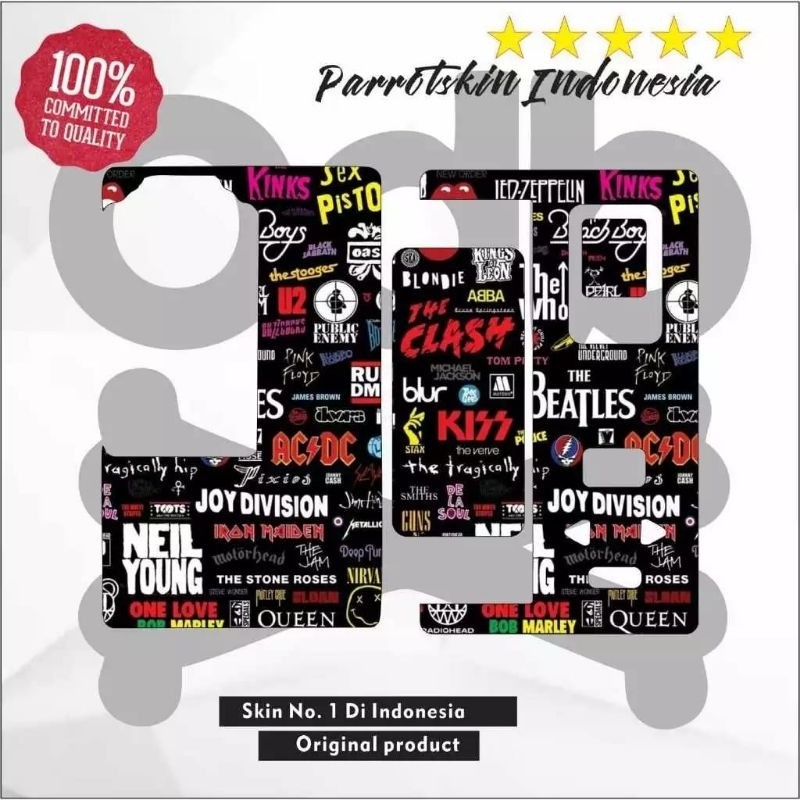 

Wrap* Depan Kode B80 Band Metal Wrap Skin Stiker Garksin CUSTOM Gratis (2pcs)