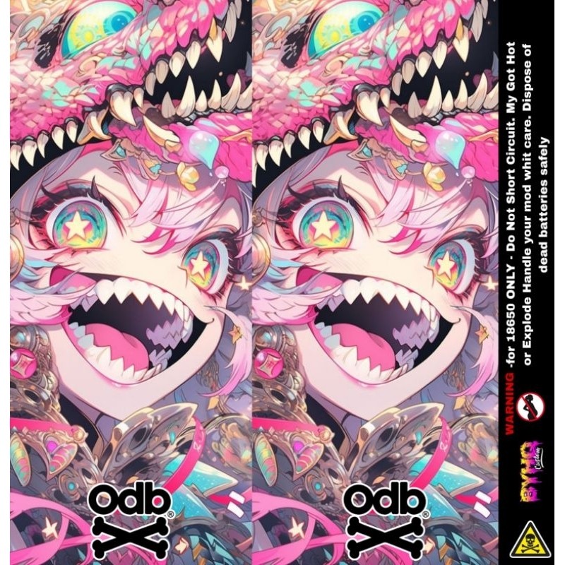 

Wrap* Stiker Bateray Odb 18650 7 Wrap Skin Stiker Garksin CUSTOM Gratis (2pcs)
