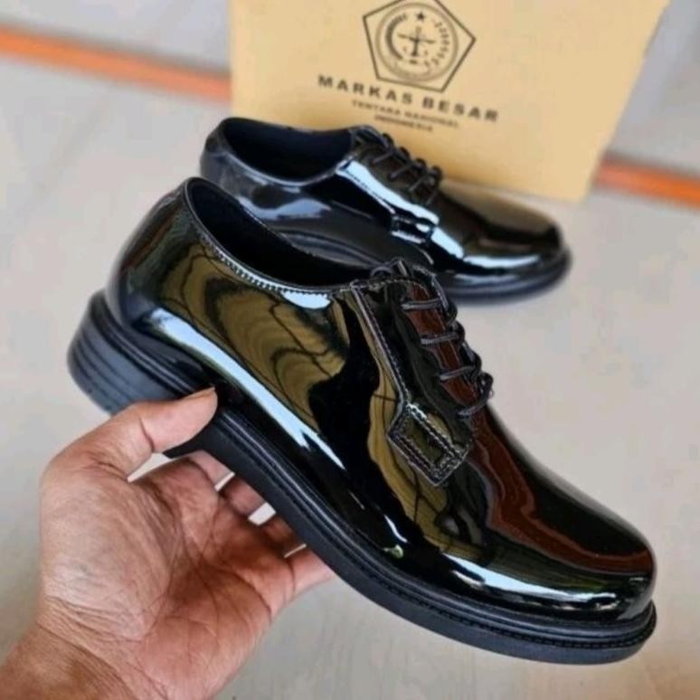 Sepatu Polisi Pdl Pdh Satpam Satpol Pp Mabes Tni Tni Polri Pria Keren