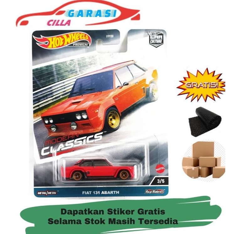 Hotwheels Premium Modern Classics Fiat 131 Abarth Hot Wheels