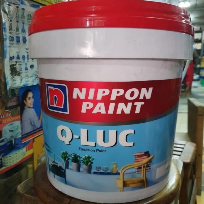 Cat Tembok Qluc Putih (25 Kg)