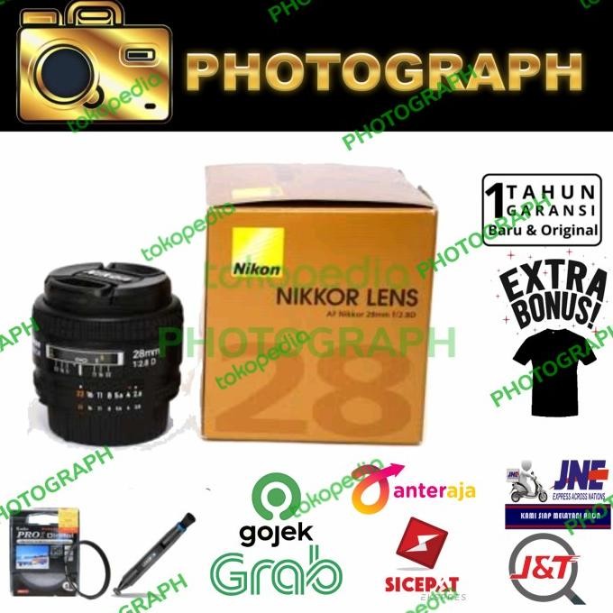 Lensa Nikon Af 28Mm F2.8 /Nikon Afs 28Mm Original