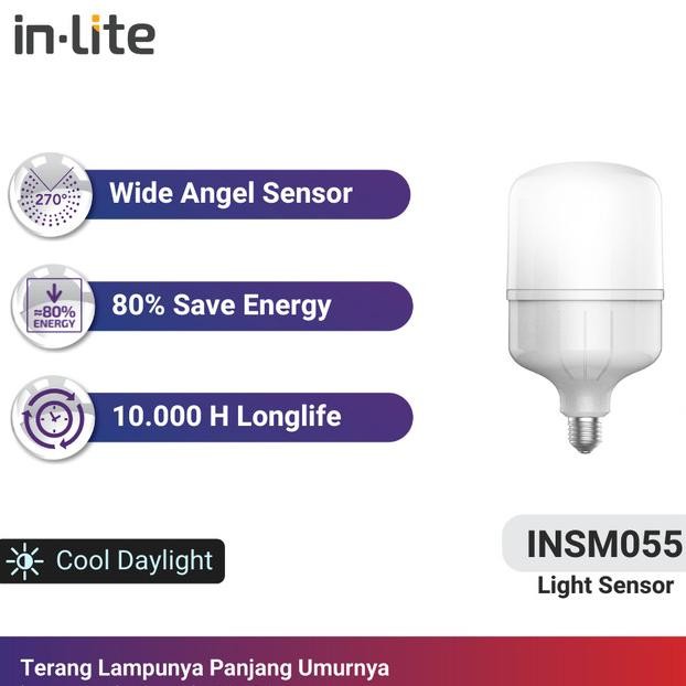 In-Lite Led Lampu Sensor Cahaya Insm055