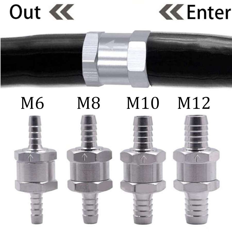 Satu Katup Arah Bahan Bakar 6-12Mm Ah94 Sm / Check Valve One Way Fuel / Return Aluminum Foot / Solar