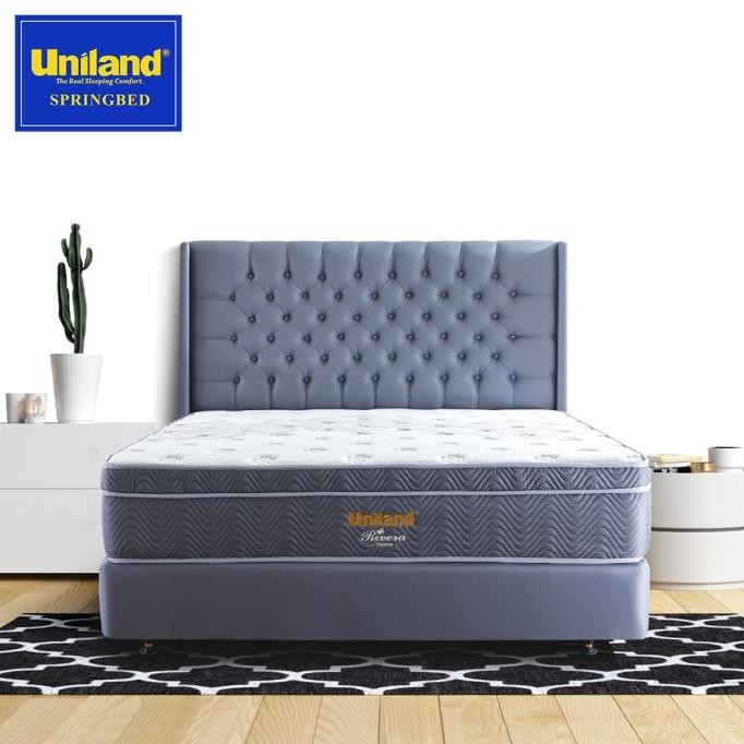 Uniland Springbed 160 x 200 Rivera Plushtop Paris Spring Bed Full Set