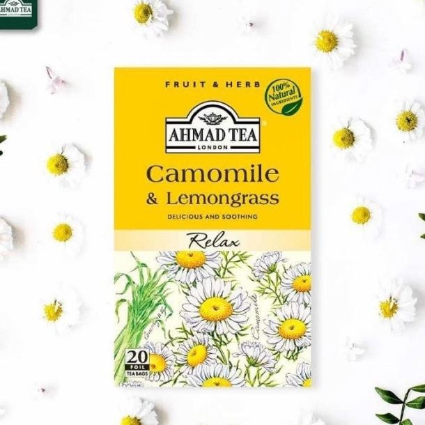 

Ahmad Tea Relaxing Camole & Lemongrass Teh Bunga & Sereh Sehat 20S-
