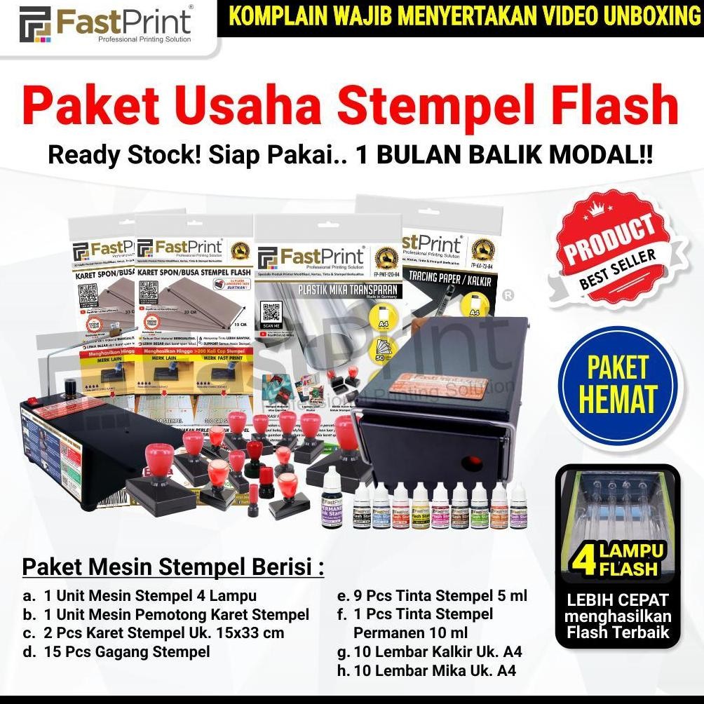 

Paket Hemat Mesin Stempel 4 Lampu Lengkap