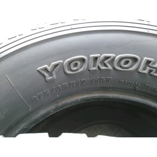 Ban Yokohama Geolandar 275-65-17 Rims Ring R17 Copotan Second Bekas Pajero Fortuner Navara Mux