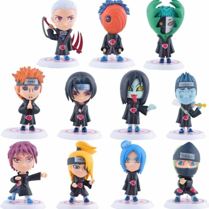 FIGUR SET 11 pcs/set Figure Naruto All Akatsuki