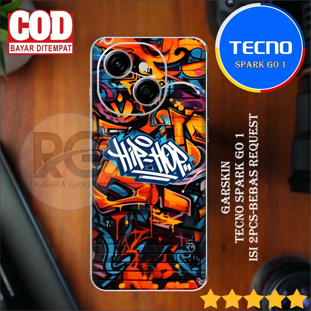 

Wrap* Tecno Spark Go 1 Wrap Skin Stiker Garksin CUSTOM Gratis (2pcs)