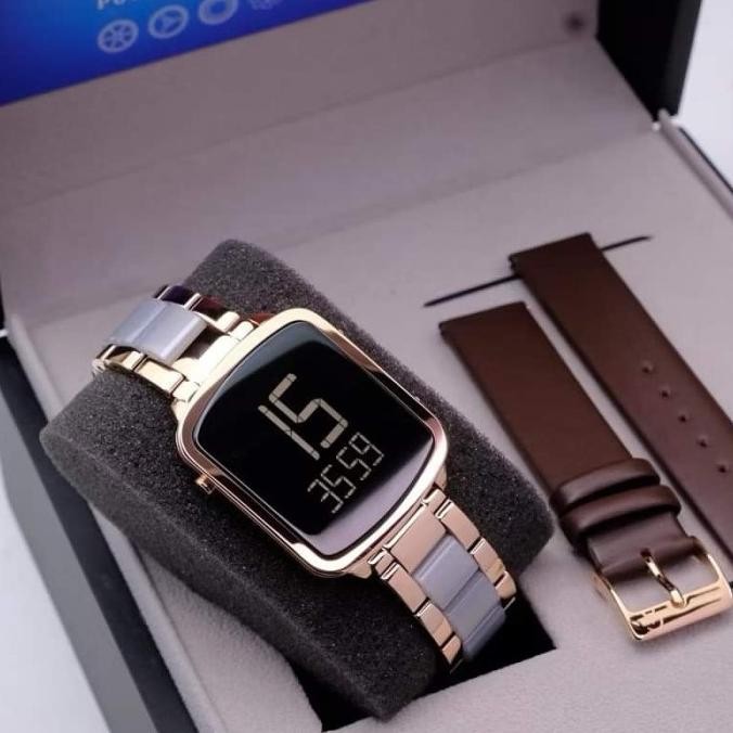 Jam tangan wanita digital alexandre christie ac9381 ac 9381 original garansi resmi