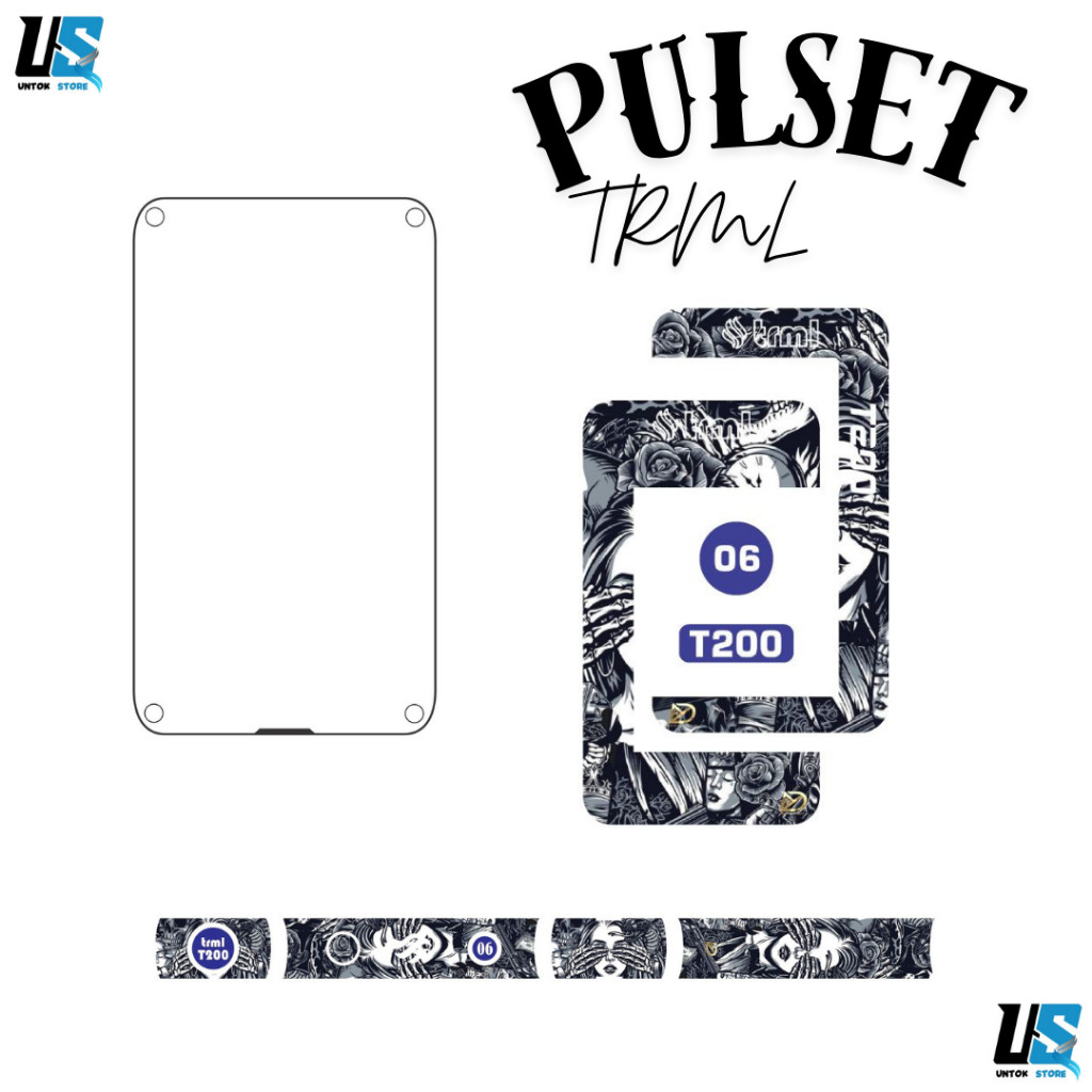 

Wrap* Stiker Lengkap Tr Ml Dan Aakrilik Bening Wrap Skin Garksin CUSTOM Gratis (2pcs)