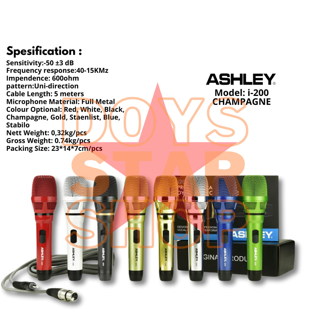 ORIGINAL MIC WIRELESS ASHLEY MIC ASHLEY I200