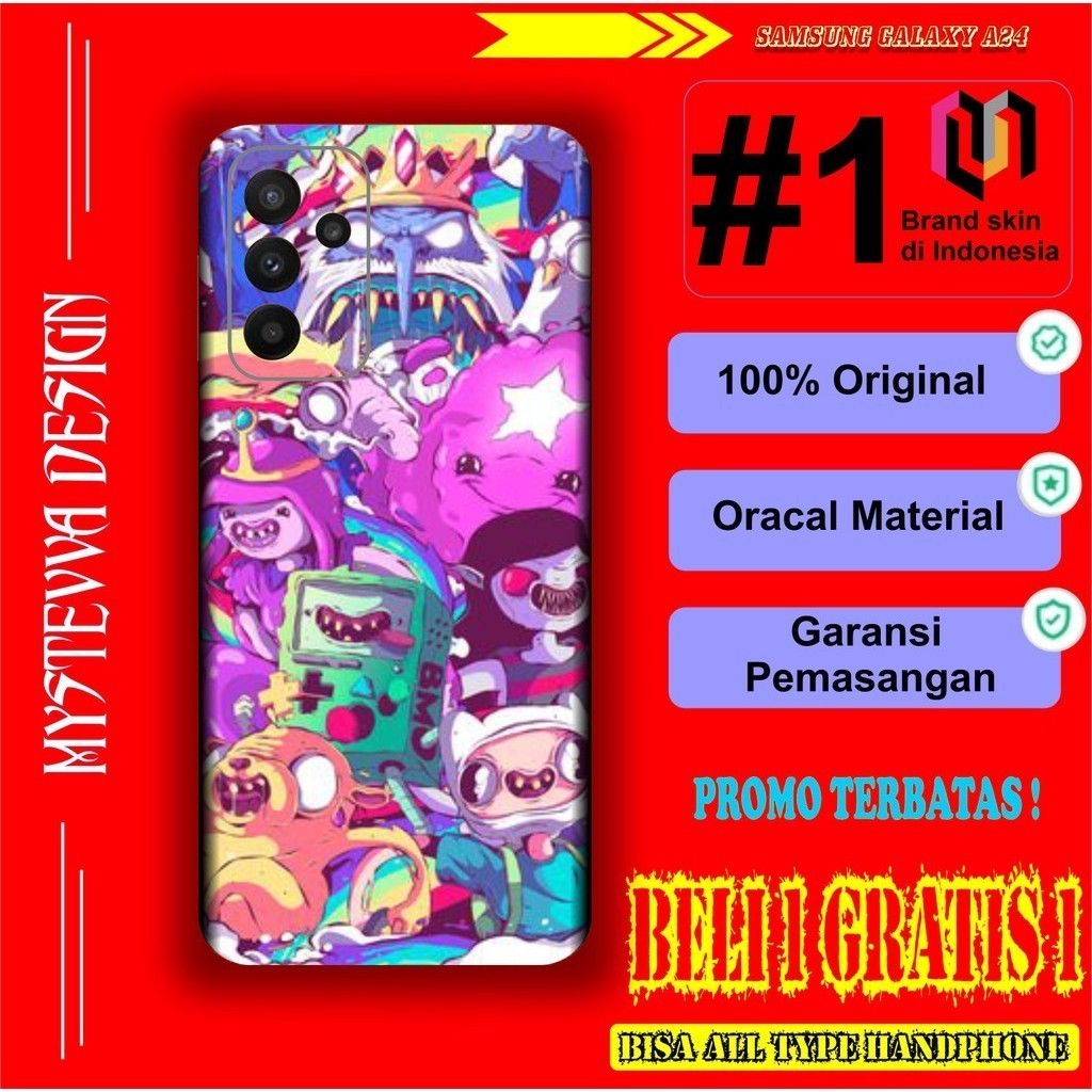 

Wrap* Samsung A24 Terbaru Anti Jamur 3d Wrap Skin Stiker Garksin CUSTOM Gratis (2pcs)