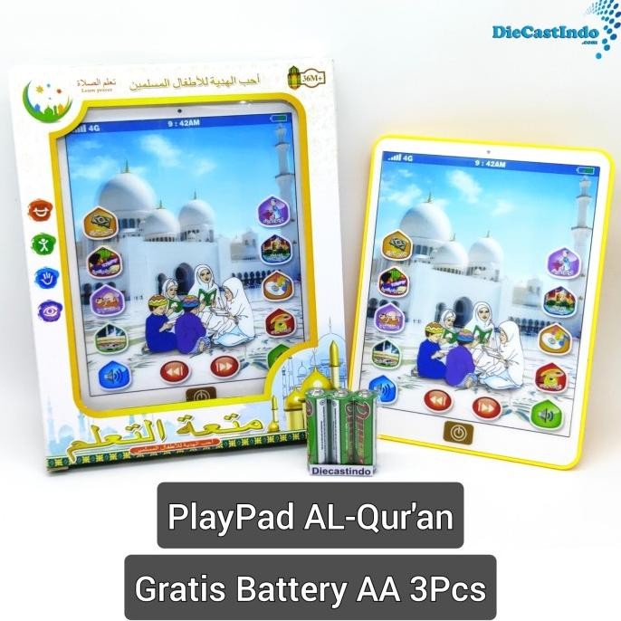 Mainan Anak Edukasi Playpad Tablet Ipad Muslim Belajar Al-Quran