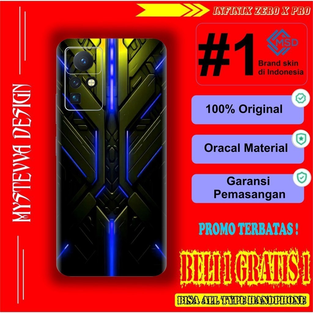 

Wrap* Infinix Zero X Pro Wrap Skin Stiker Garksin CUSTOM Gratis (2pcs)