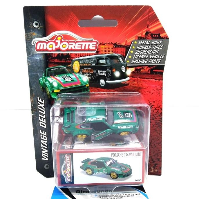 Majorette 1:64 Vintage Deluxe Porsche 934 Vaillant