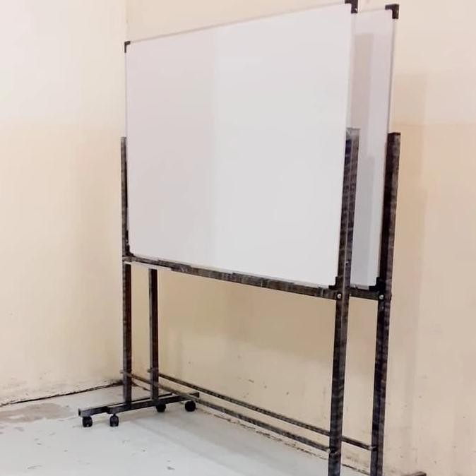 

TERMURAH - whiteboard standing 80x120cm