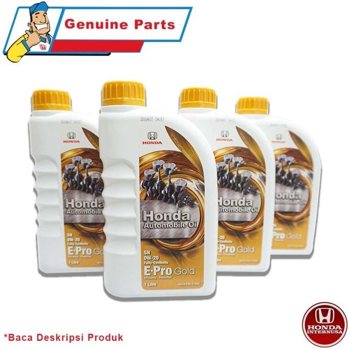 Paket Oli Mobil Honda E-Pro Gold Ow-20 New