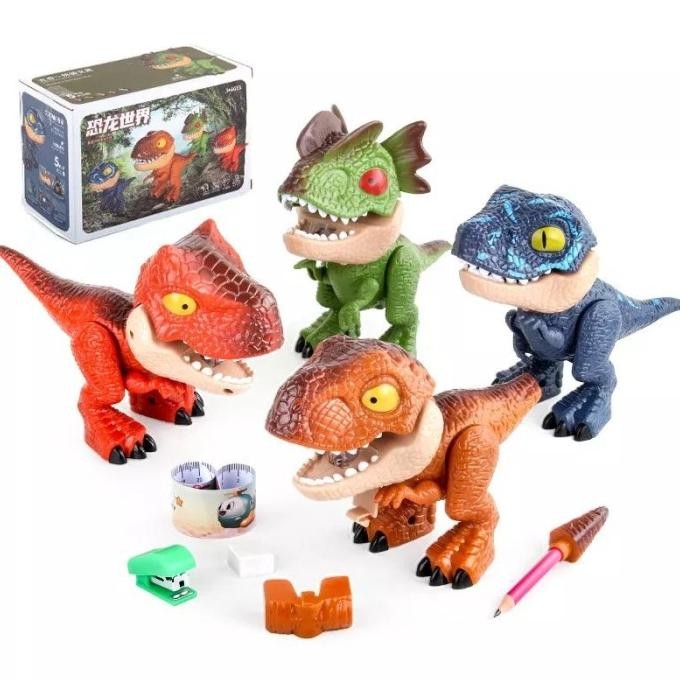 

TERLARIS - Dinosaur Stationery 5in1 Serutan Dino Rautan Dino