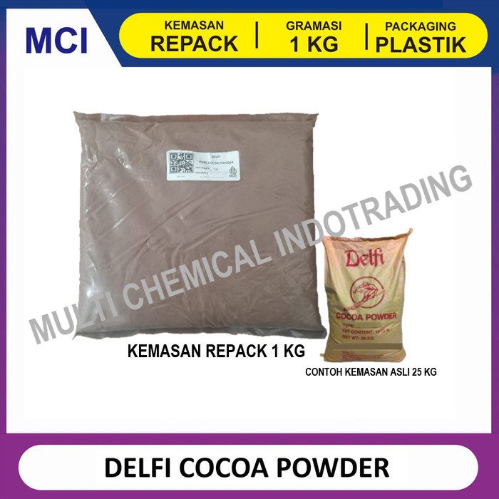 

DELFI COCOA POWDER / COKLAT COKELAT BUBUK - REPACK 1 KG