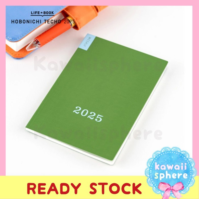 

Hobonichi Weekly Calendar 2025 A6 Size Weekly Vertical Planner Ready Stock Handcarry Jepang