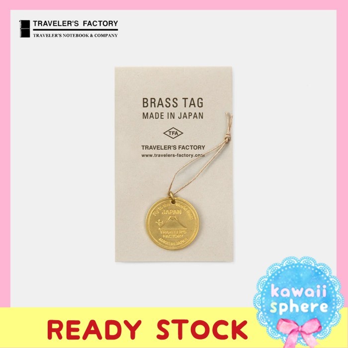 

Travelers Notebook Narita Airport Limited Brass Tag Ready Stock