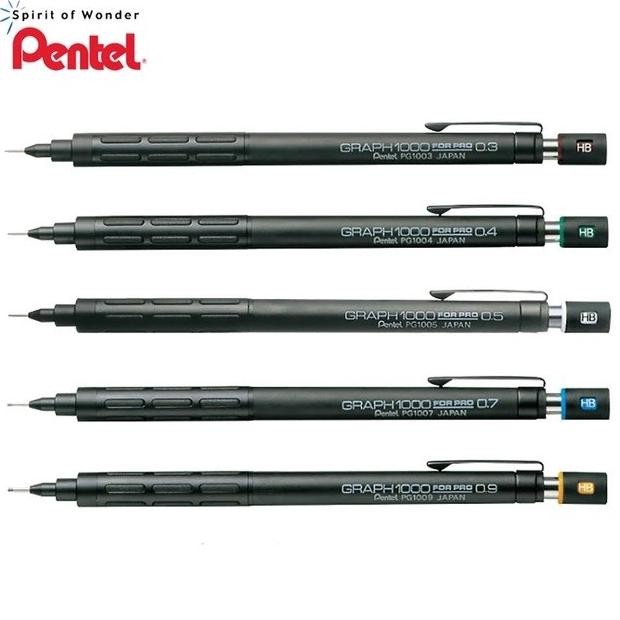 

TERBARU - Pentel Graph 1000 For Pro Drafting Mechanical Pencil Pensil Mekanik PG