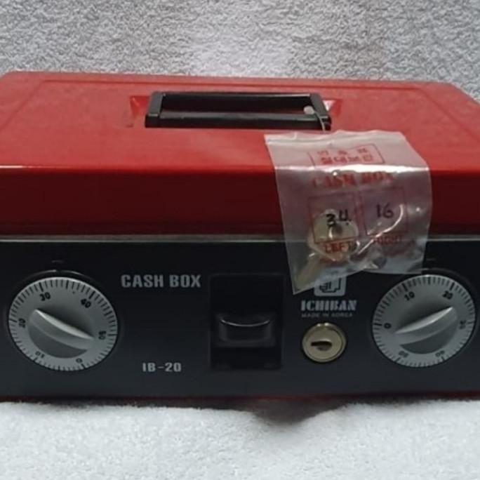 

TERSEDIA ICHIBAN IB20 CASHBOX / KOTAK SAVE CASH BOX / TEMPAT UANG BRANKAS IB 20