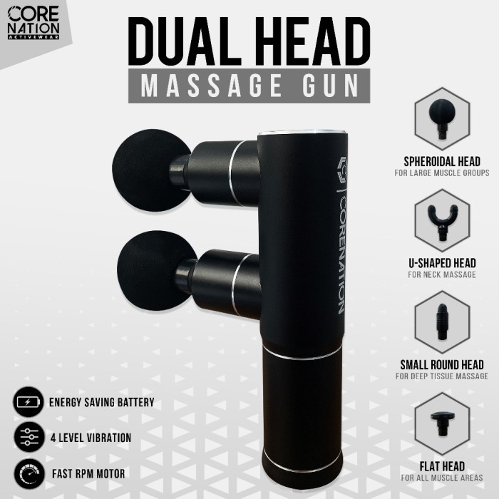 Terlaris Corenation Active Dual Head Massage Gun