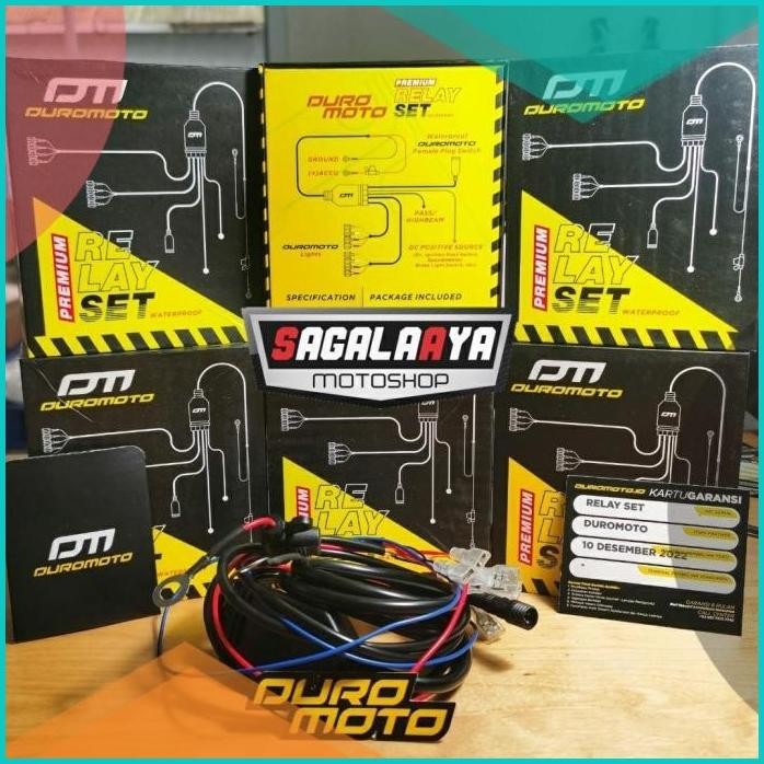 Relay Set lampu motor mobil Original Duromoto DM M1 X1 M3 M5 M6 Senlo