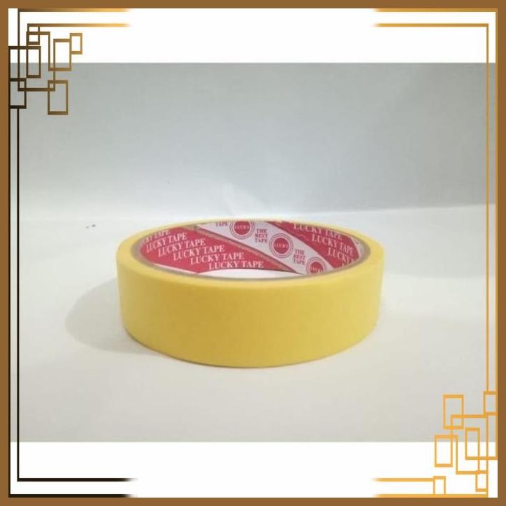 

[JA55] LAKBAN KERTAS KUNING/MASKING TAPE 1" (2 CM)
