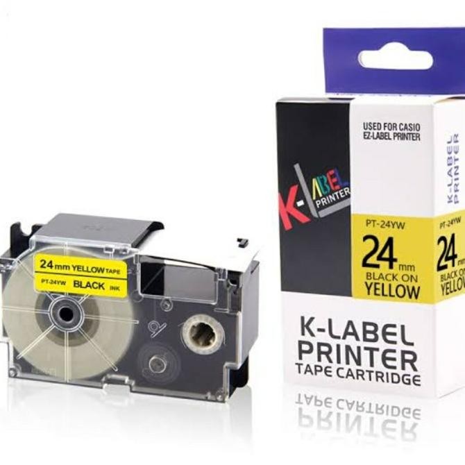 

TERSEDIA LABEL K-LABEL PRINTER 24 MM COMPATIBLE CASIO EZ TAPE PRINTER 24MM