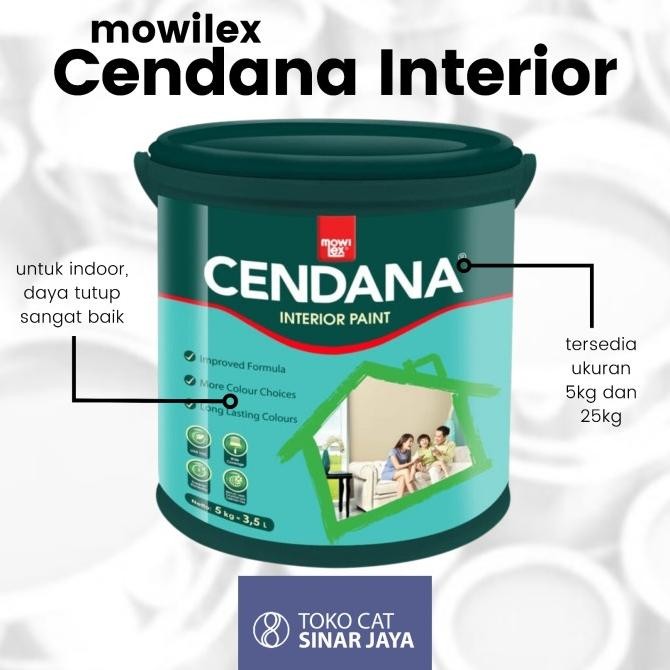 Cat Tembok Cendana 25 KG / mowilex cendana