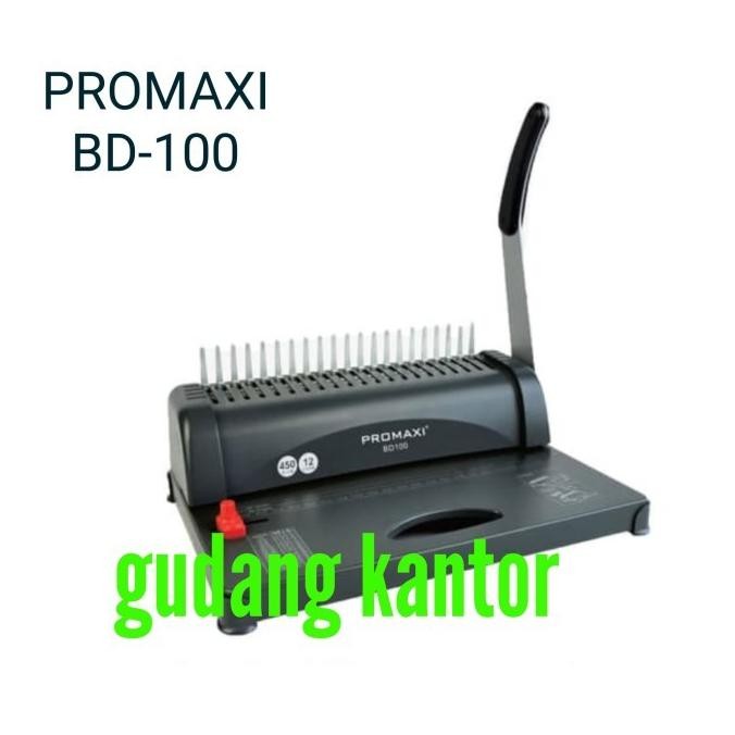 

TERSEDIA MESIN JILID PROMAXI BD100 COMB BINDING MACHINE / ALAT BINDING BD 100