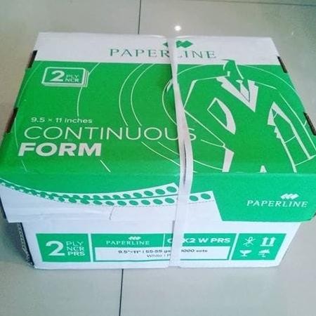 

BEBAS ONGKIR - PAPERLINE CONTINUOUS FORM 9 1/2 X 11 INCHI PRS 2 PLY | BAGI 2 WARNA