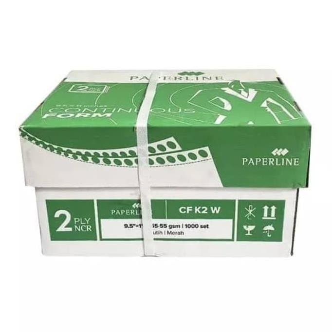 

NEW [ DUS ] Kertas Continuous Form 2 Ply 9,5x11 - Paperline CF K2 W