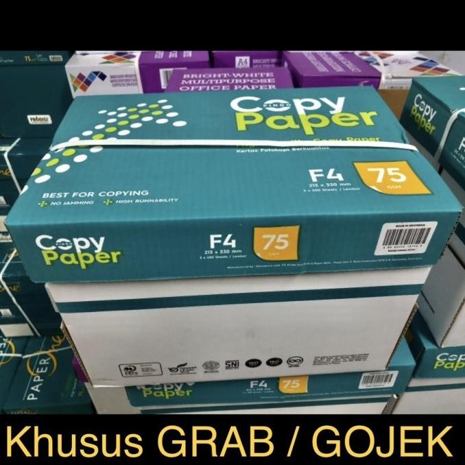 

TERLARIS - Hvs Putih F4 75gr, Copy Paper KHUSUS GRAB/GOJEK