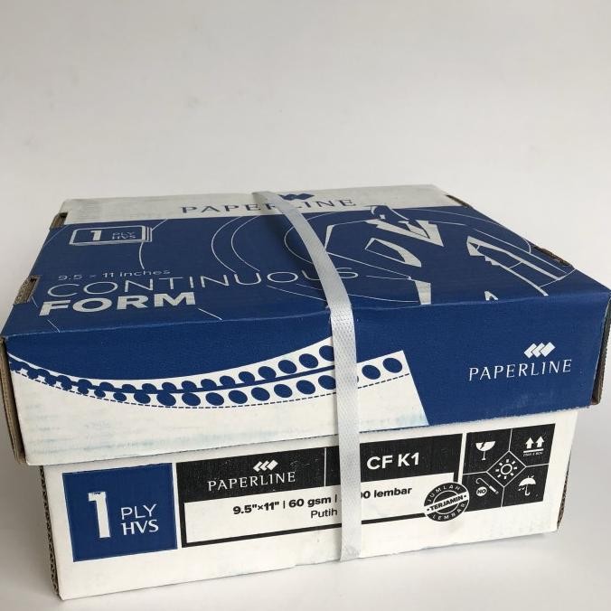 

Continuous Form 1 PLY kertas komputer Paperline K1