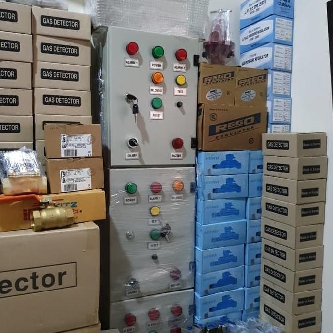 panel alarm gas 2 zone