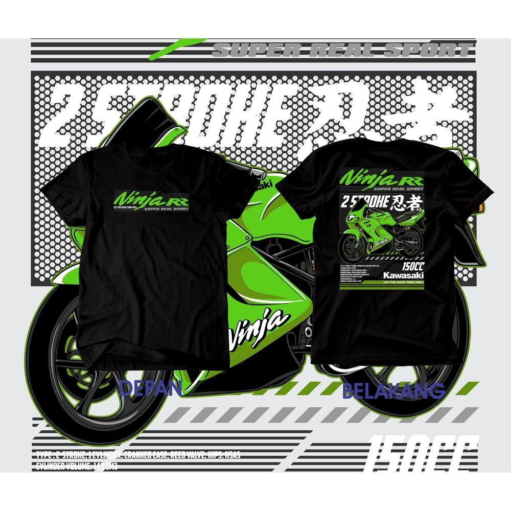 Kaos 2 Stroke Original Kawasaki Ninja 150 Rr Old Super Kips 2 Tak Indonesia