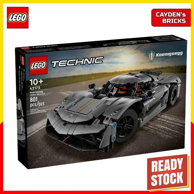 Lego 42173 Technic Koenigsegg Jesko Absolut Grey Hypercar