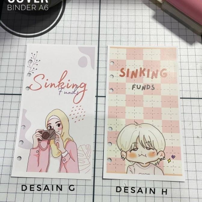 

Cover Isian Binder A6 Ring 6 Sinking Funds Saving Challenge Refill Loose Leaf