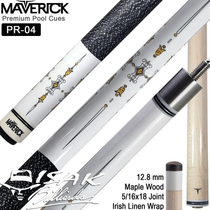 Maverick Pool Cue PR-04 - Premium Maple Stick Billiard Stik Biliar Ori TERBATAS