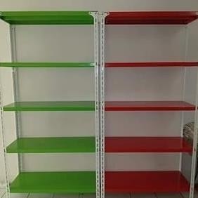 Rak Besi Siku Lubang 5 susun Terima Pesanan